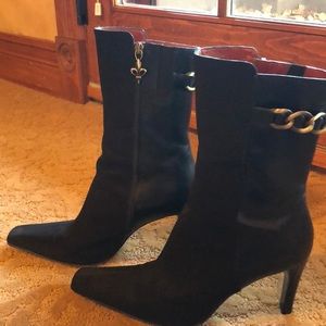 Donald Pliner  mid- calf booties.